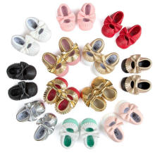 12 Farbe Baby Kleinkind Mode Loafer Schuhe weiche Sohle Anti-Rutsch-Mokassins